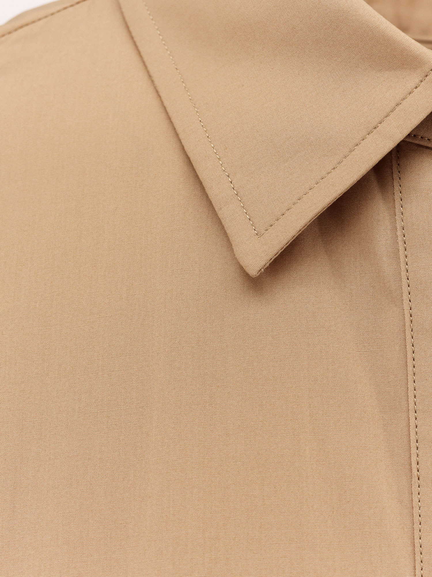 Max Mara Caramel-coloured Shirt Dress Women In Brown