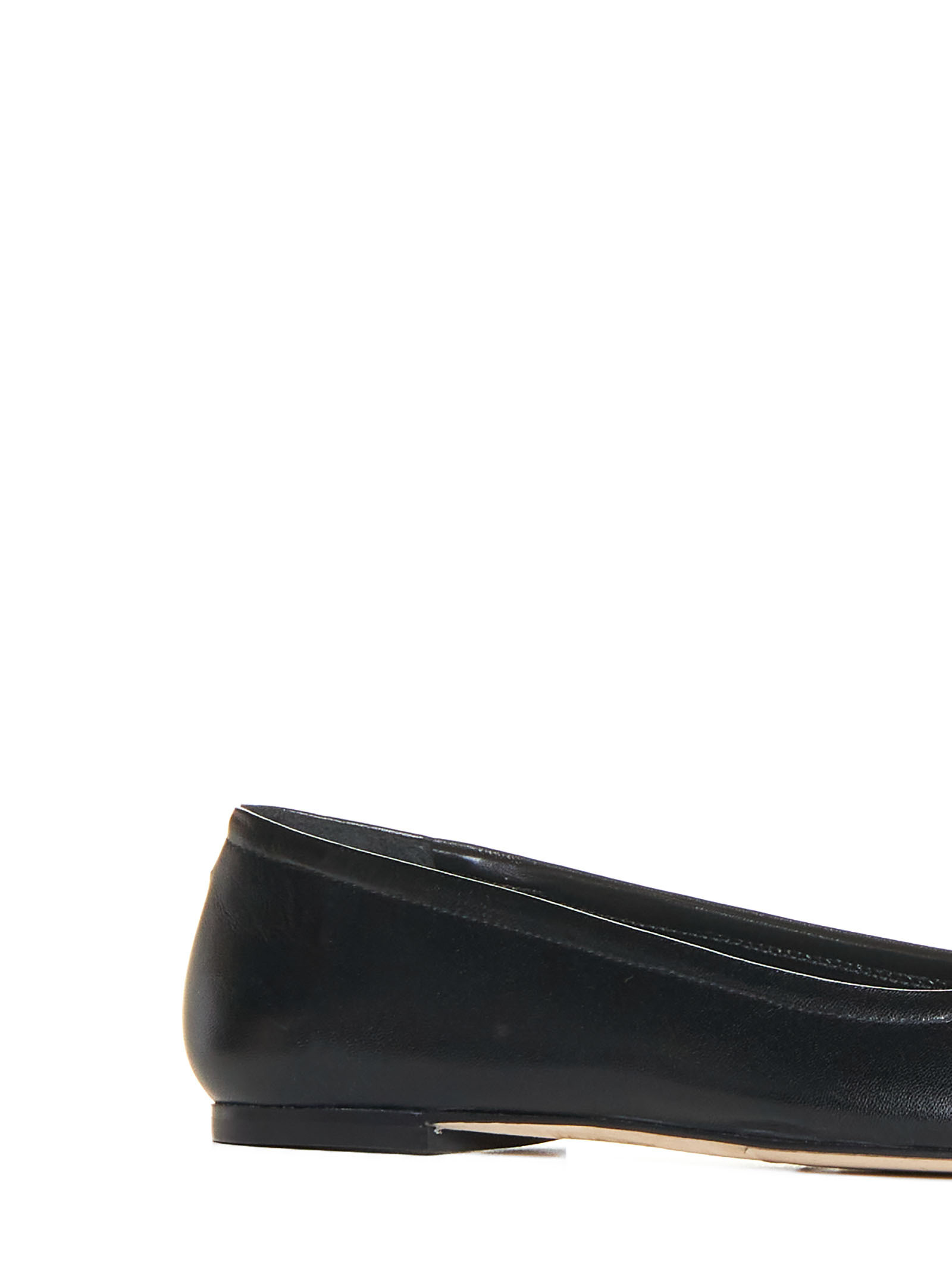 Aeyde Womens Dark Brown Delfina Bow-embellished Velvet Ballet Flats In Black