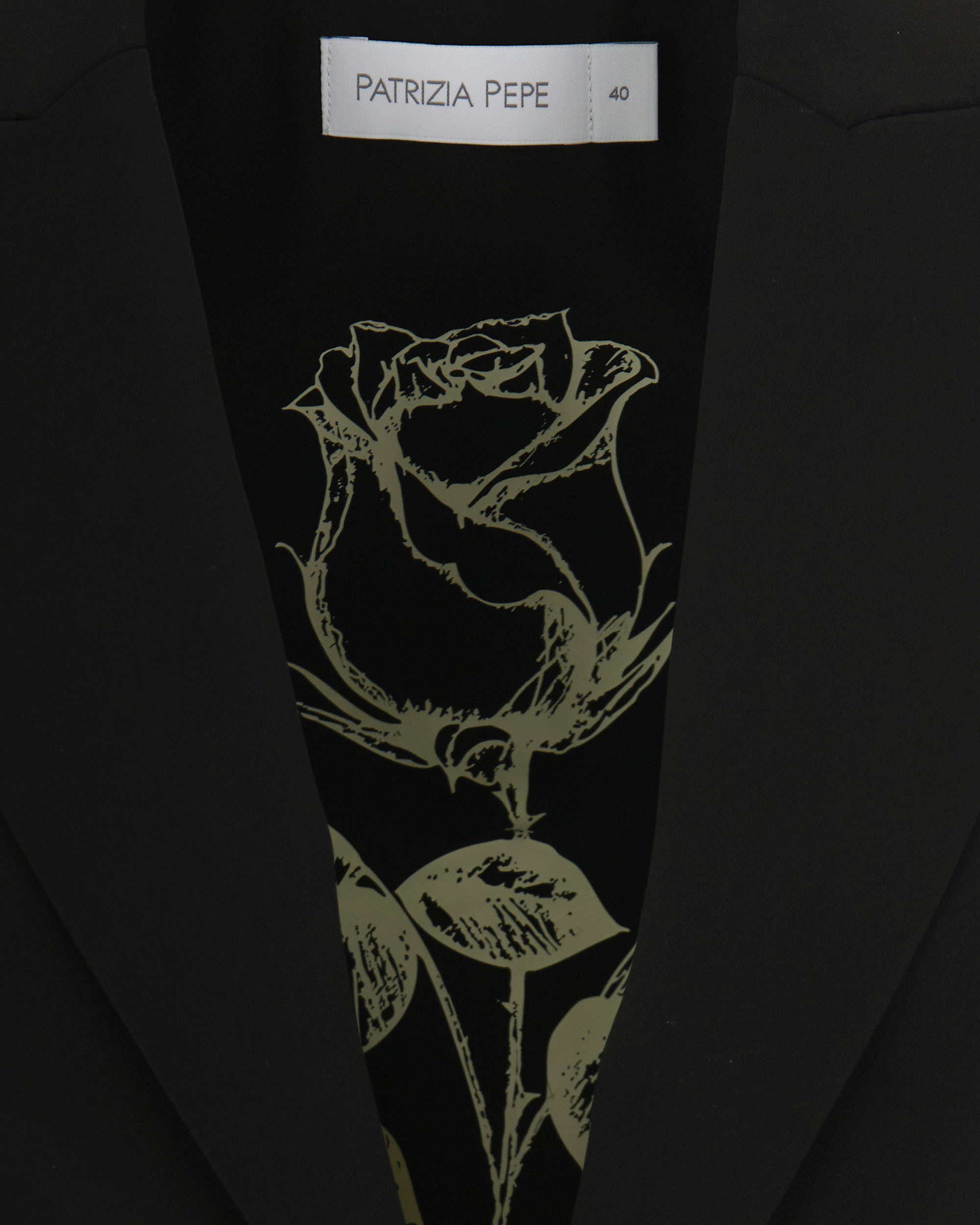 Patrizia Pepe Giacca Essential Nera In Black