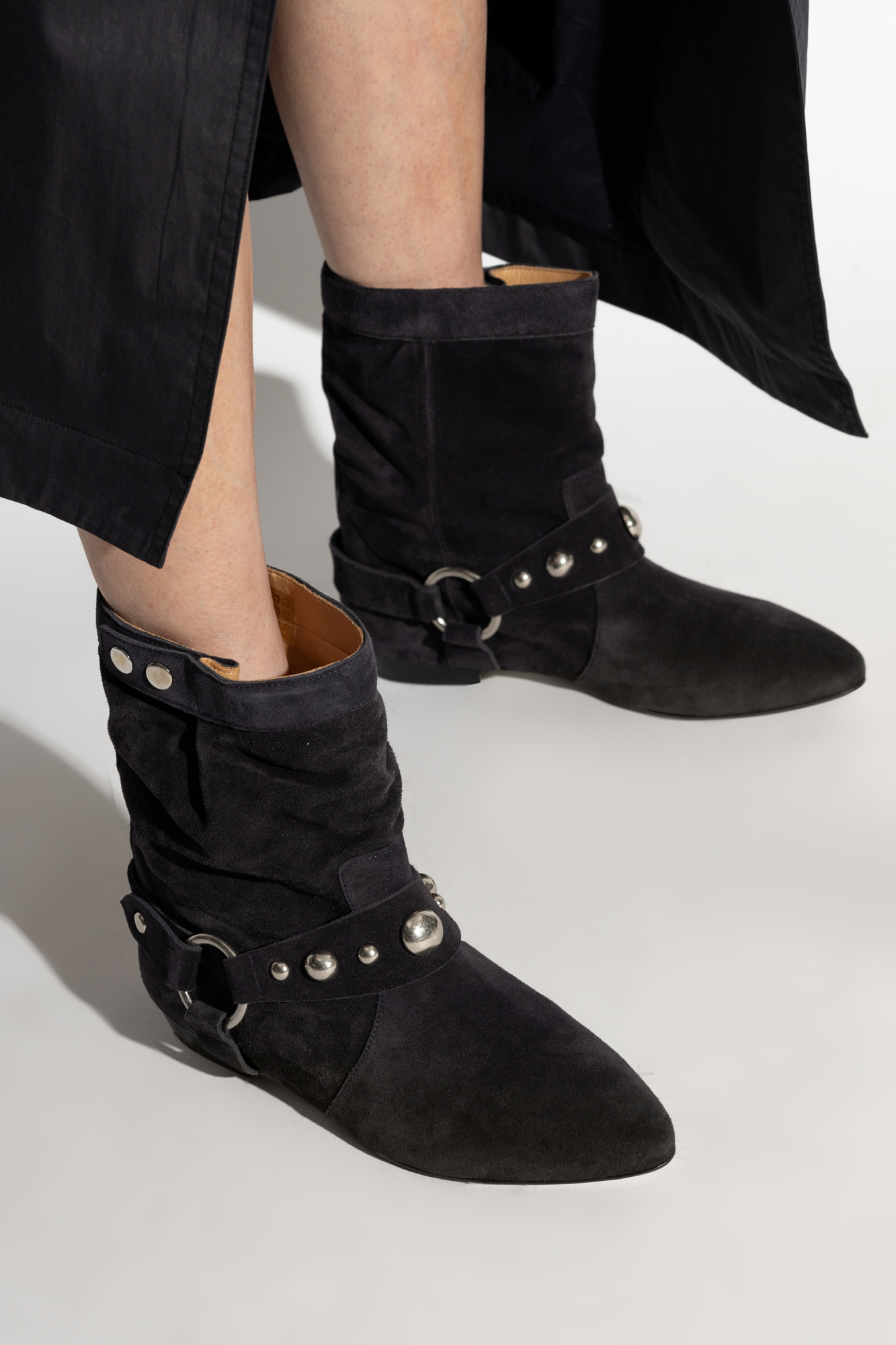 ISABEL MARANT ISABEL MARANT STANIA SLIP-ON ANKLE BOOTS 