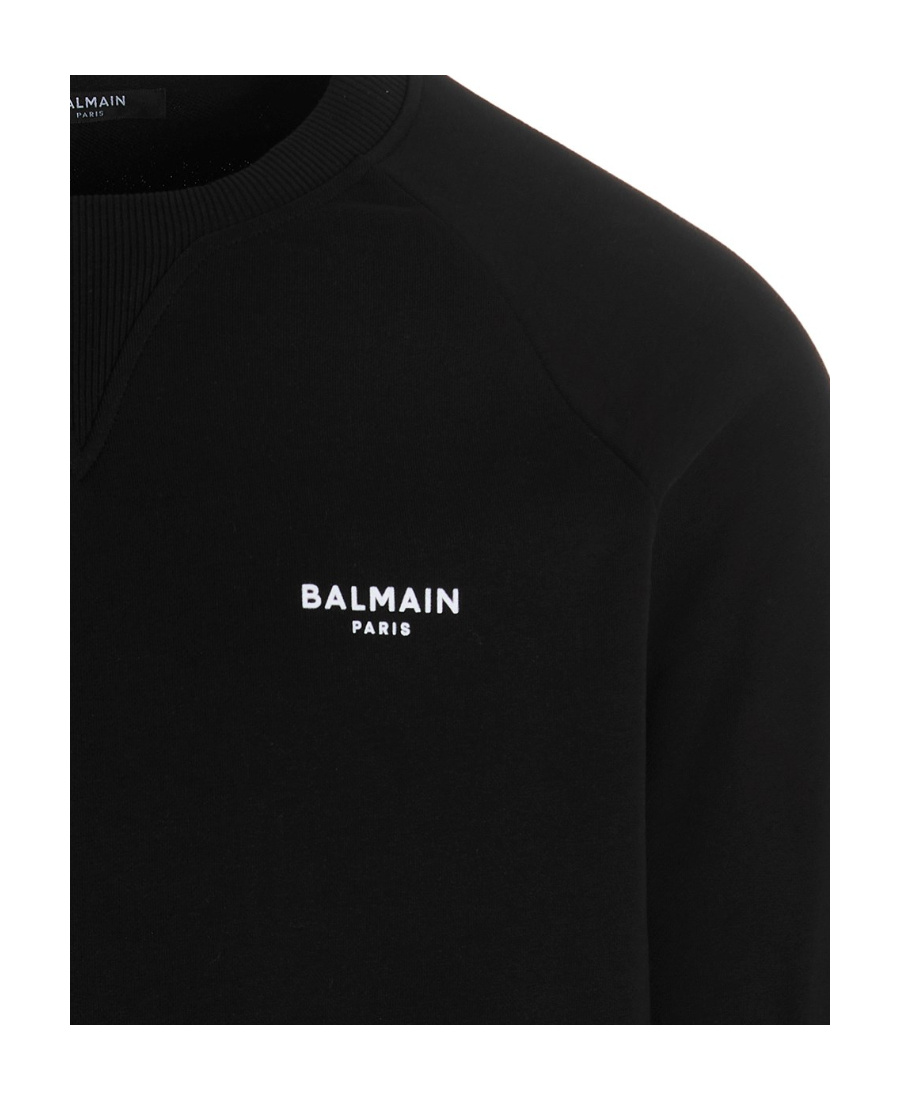 BALMAIN LOGO-PRINT SWEATSHIRT 