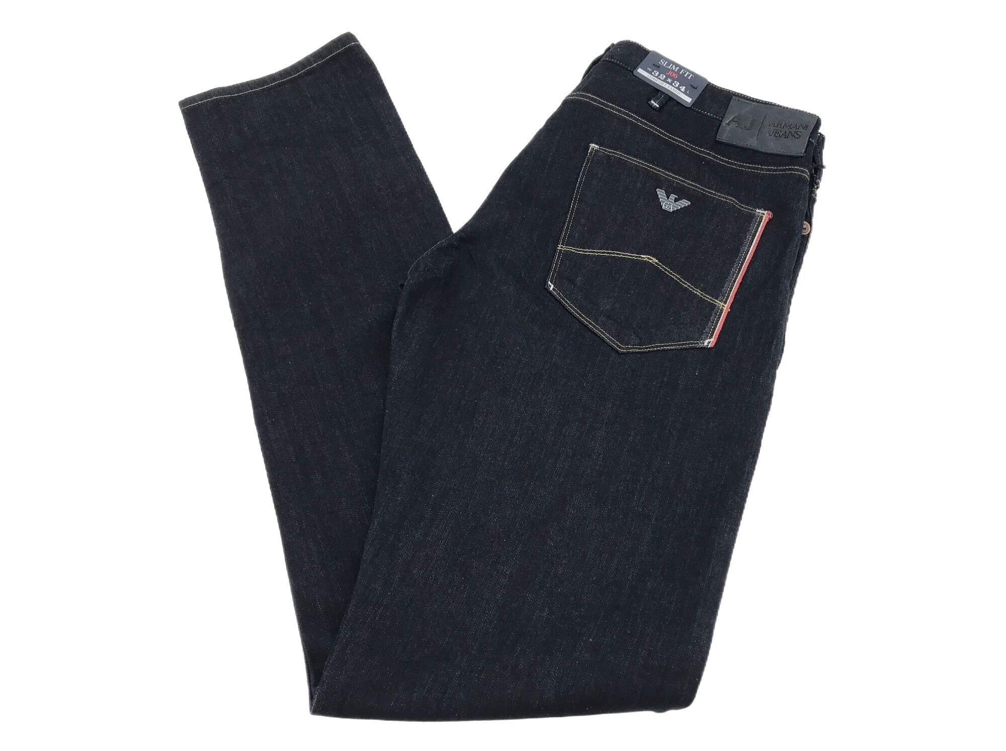 ARMANI JEANS LOGO DETAIL JEANS