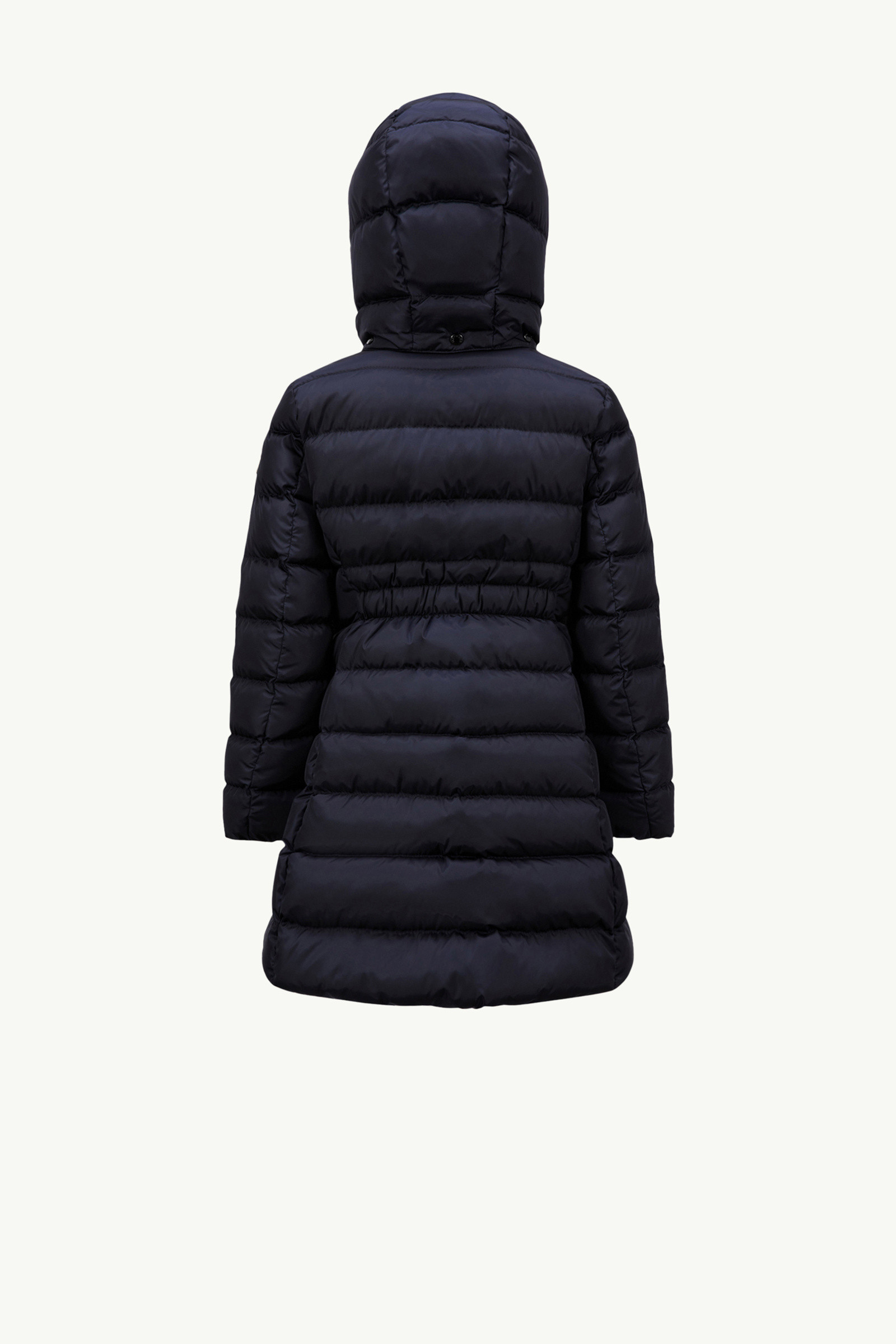 Moncler Charpal Hooded Down Jacket In Blue