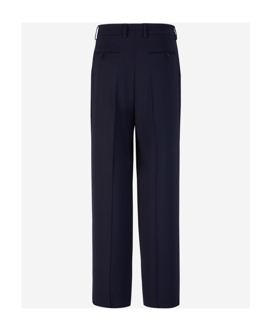 Ami Alexandre Mattiussi Ami Paris Straight-leg Tailored Trousers In Black