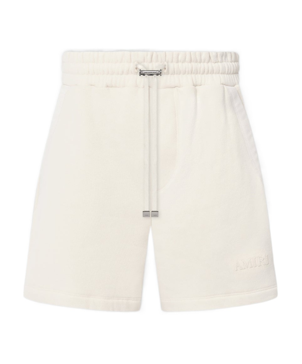 Amiri Drawstring Cotton Shorts In Neutral