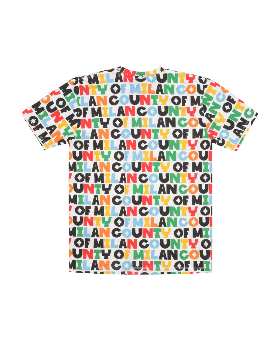 MARCELO BURLON COUNTY OF MILAN AOP COM REGULAR T-SHIRT