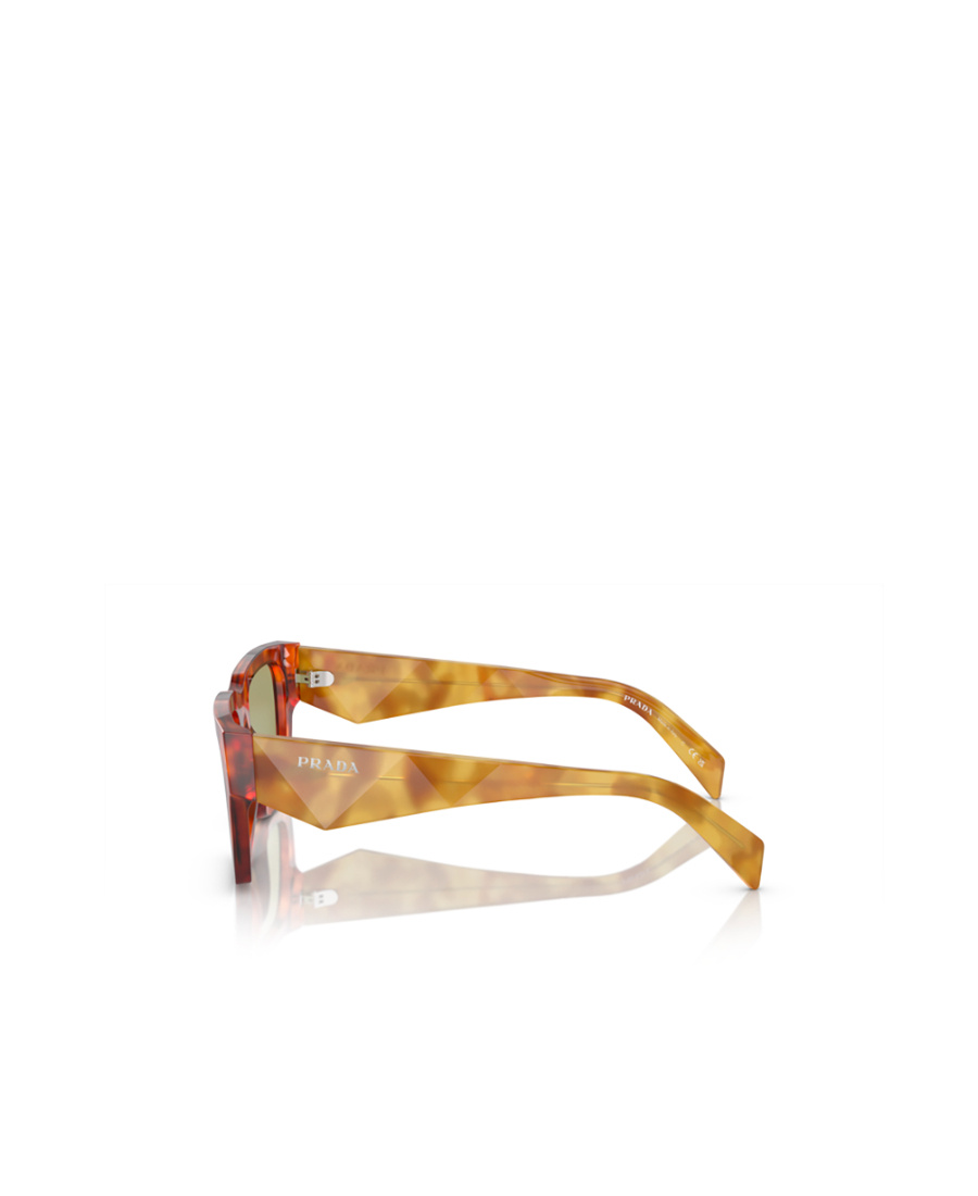 Prada Symbole Rectangle-frame Sunglasses In Nude