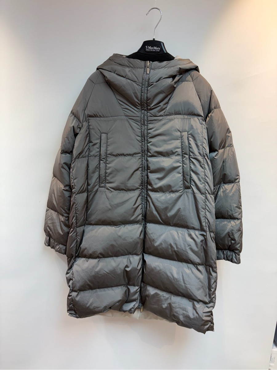 Max Mara Long-sleeved Cotton Clothes In Gray