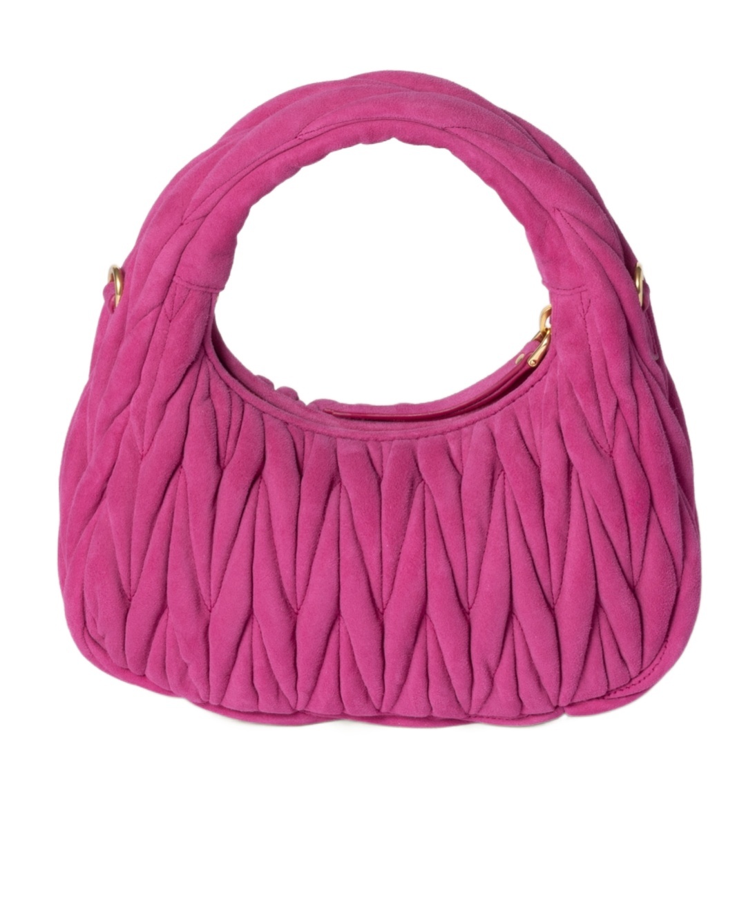 Miu Miu Wander Shoulder Bag In Burgundy