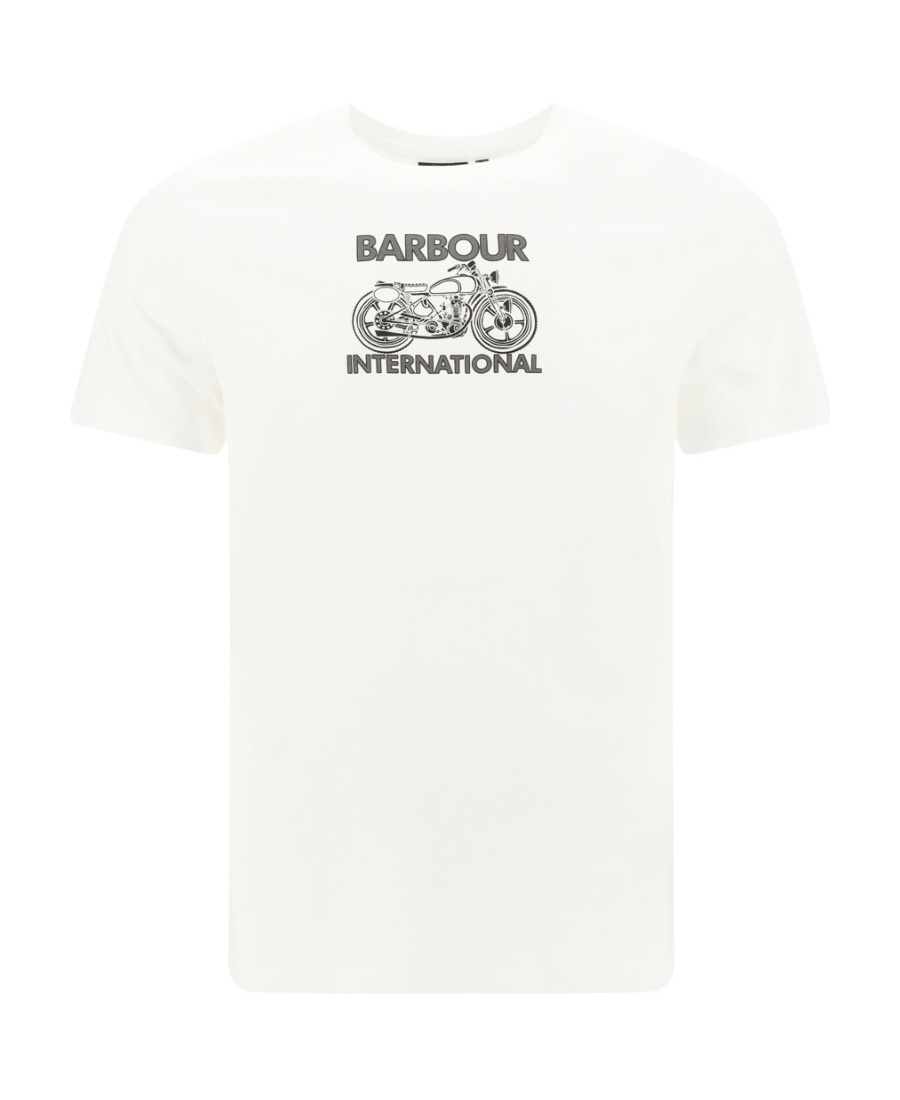 BARBOUR BARBOUR LENS GRAPHIC-PRINTED T-SHIRT