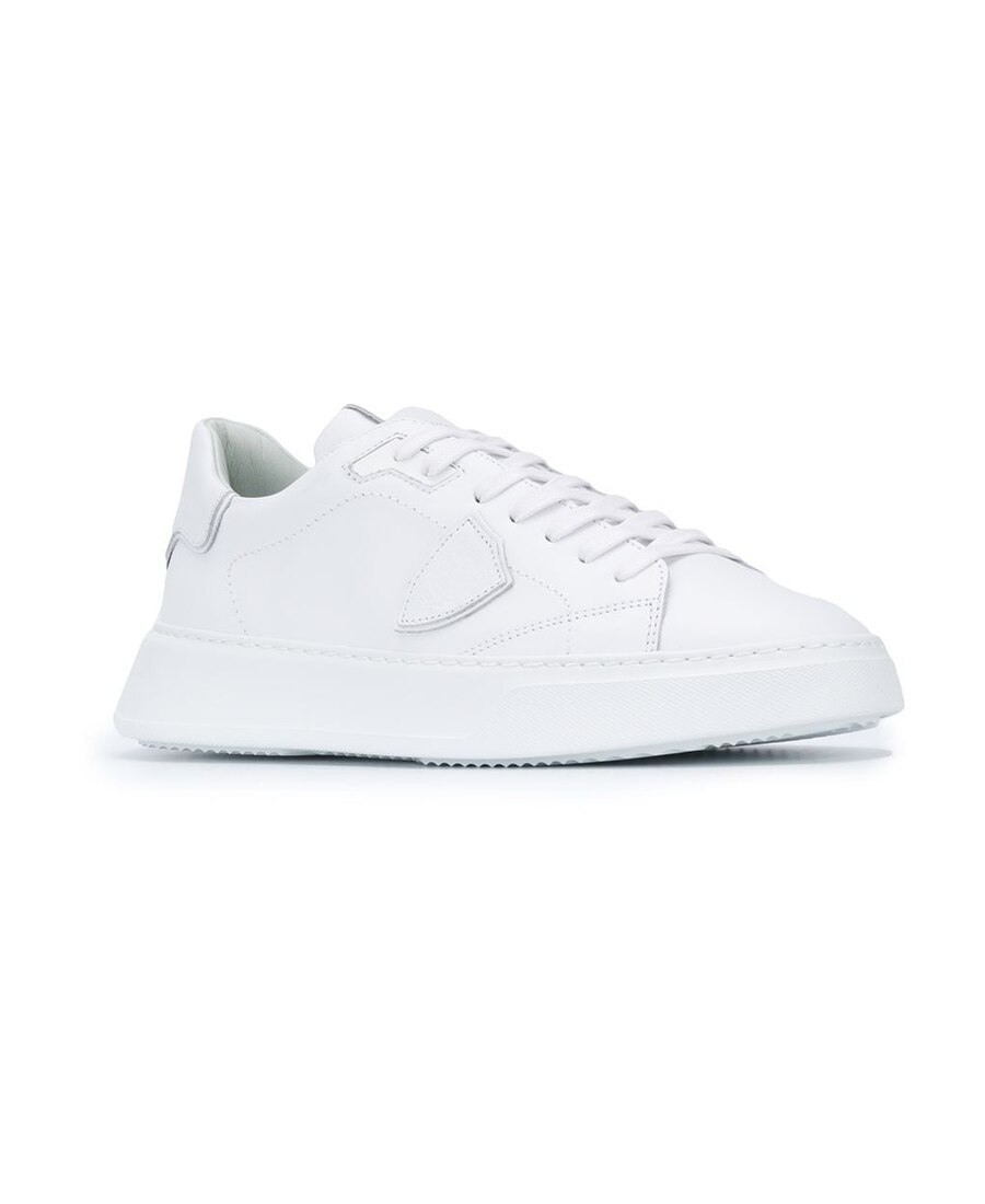 Philippe Model Low-top Lace-up Sneakers In White
