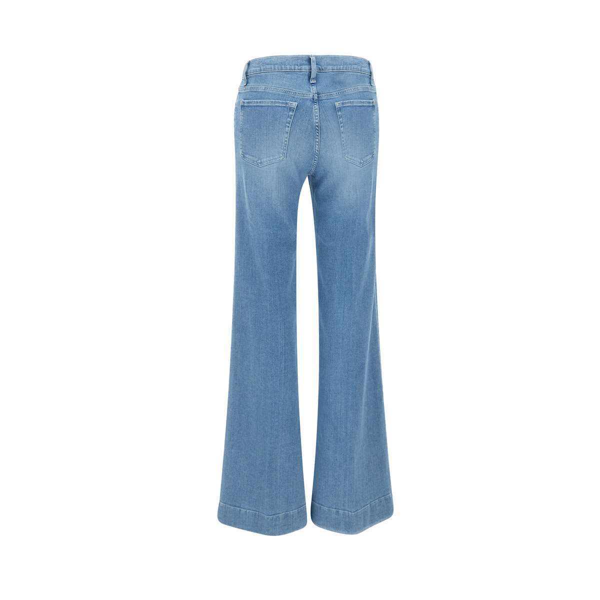 7 For All Mankind Flare Jeans In Blue