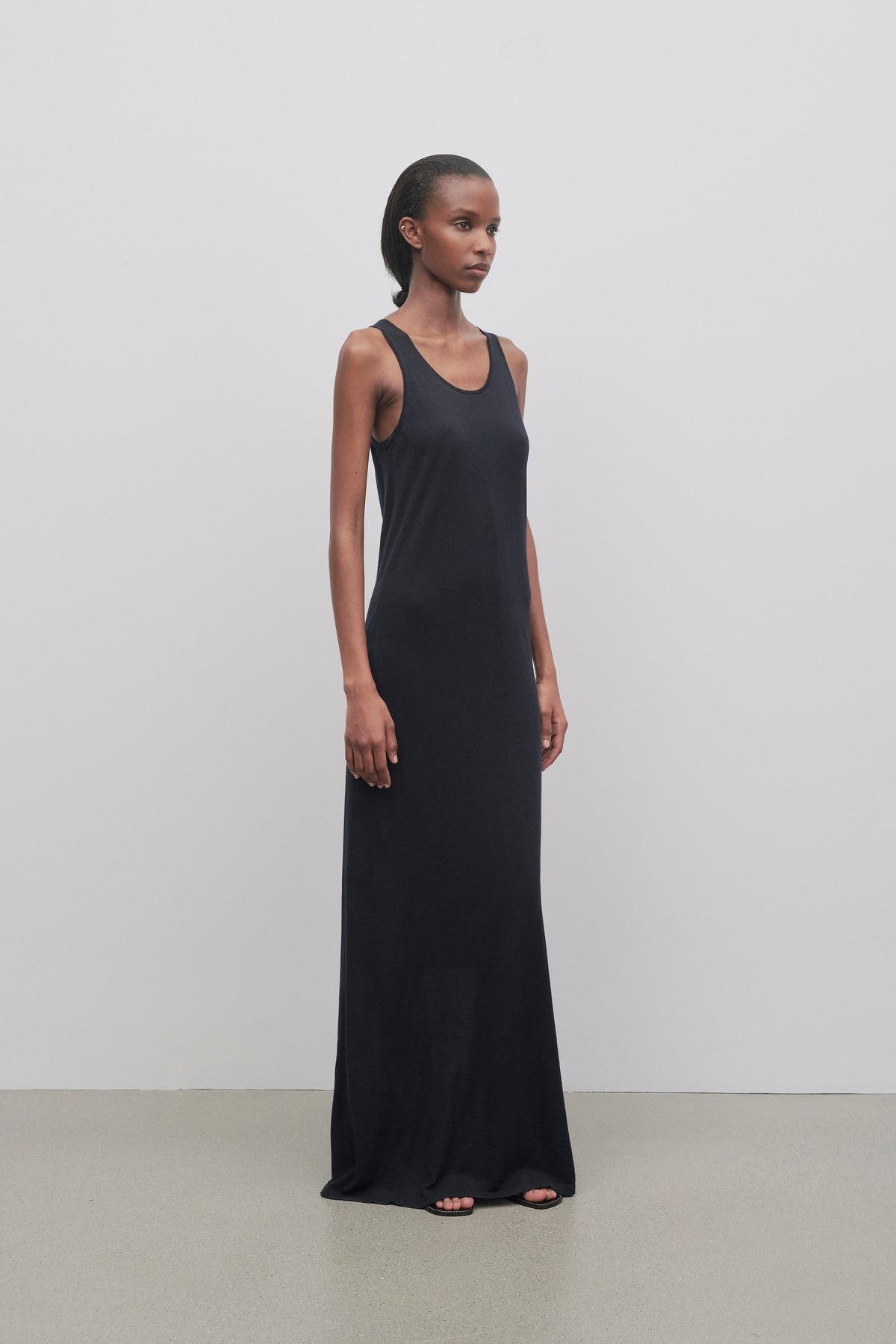 The Row Farissa Sleeveless Long Dress In Black
