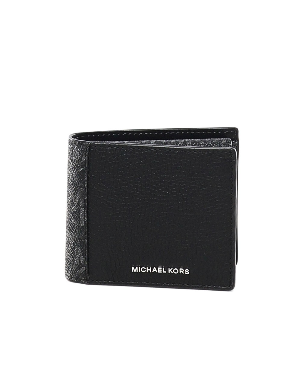 Michael Michael Kors Folding Wallet In Black