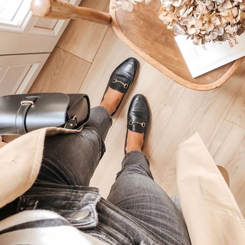 Shop Gucci Women's Loafer With Horsebit In Black