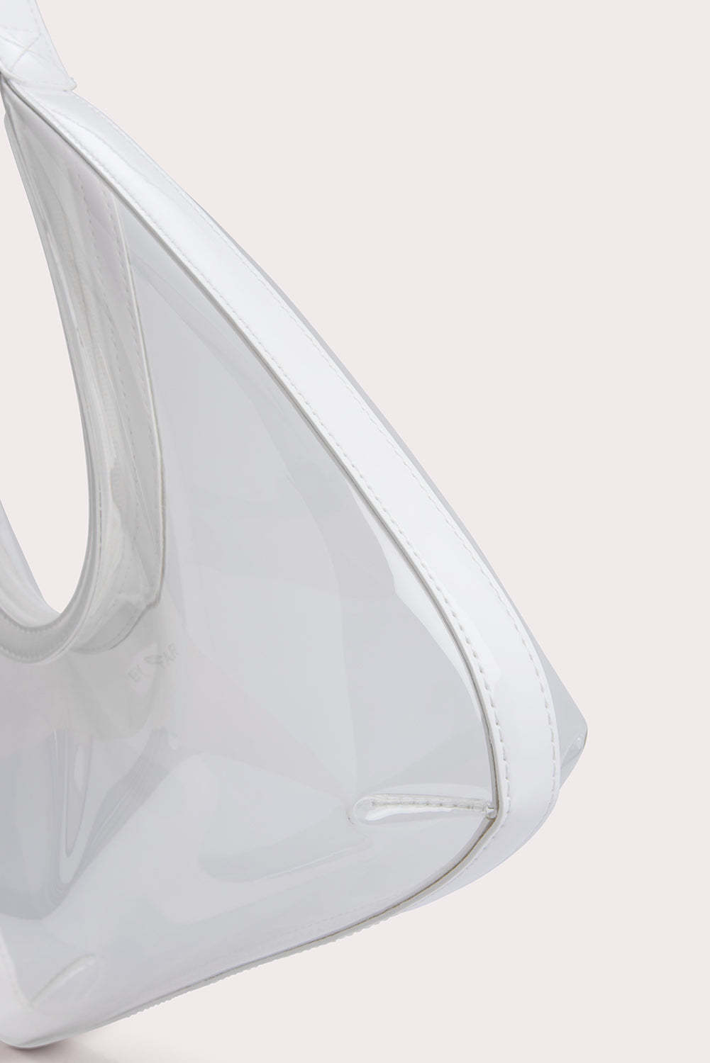 By Far Amber Transparent-design Shoulder Bag In White