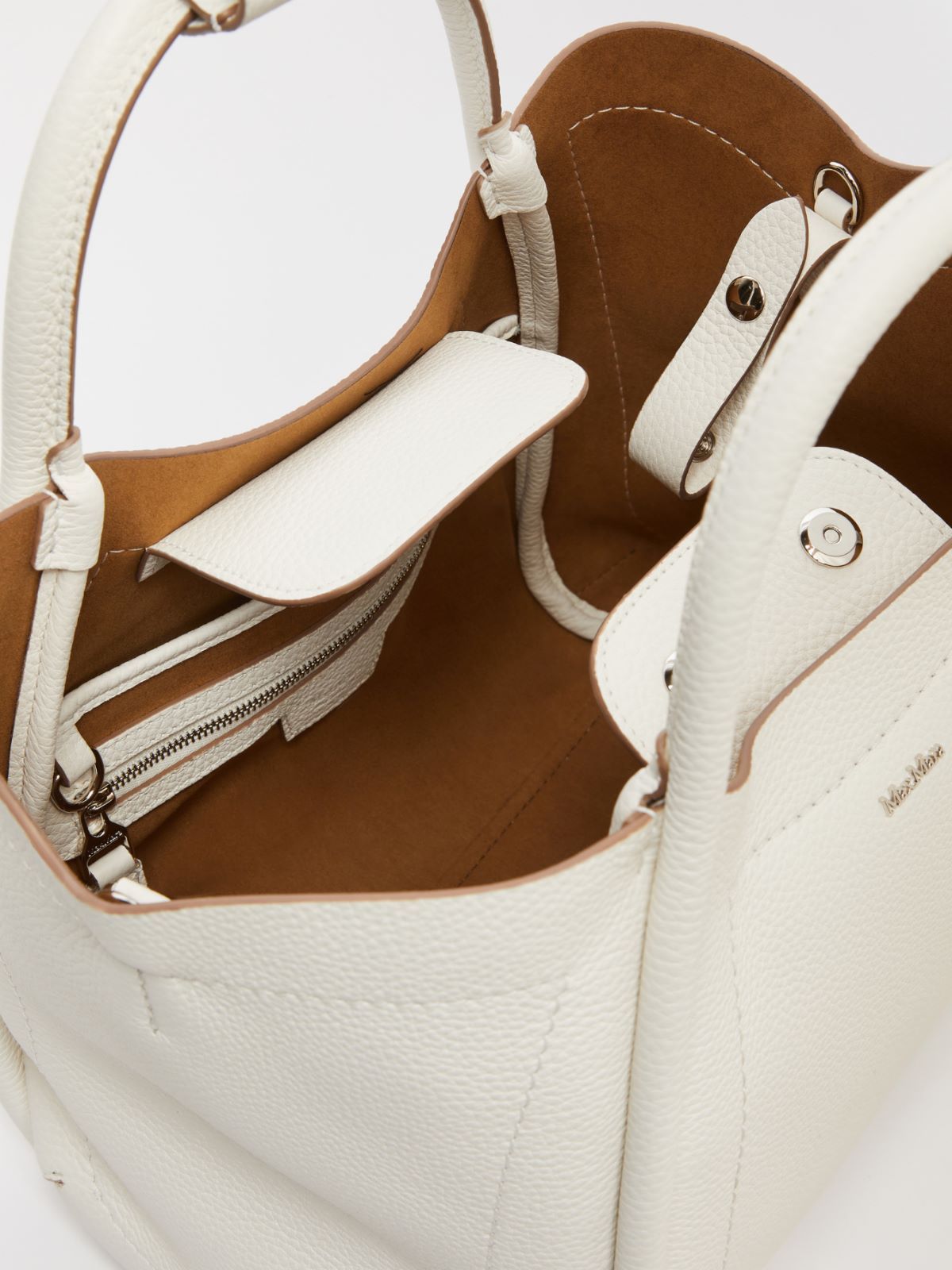 MAX MARA MAX MARA LOGO PLAQUE TOP HANDLE BAG