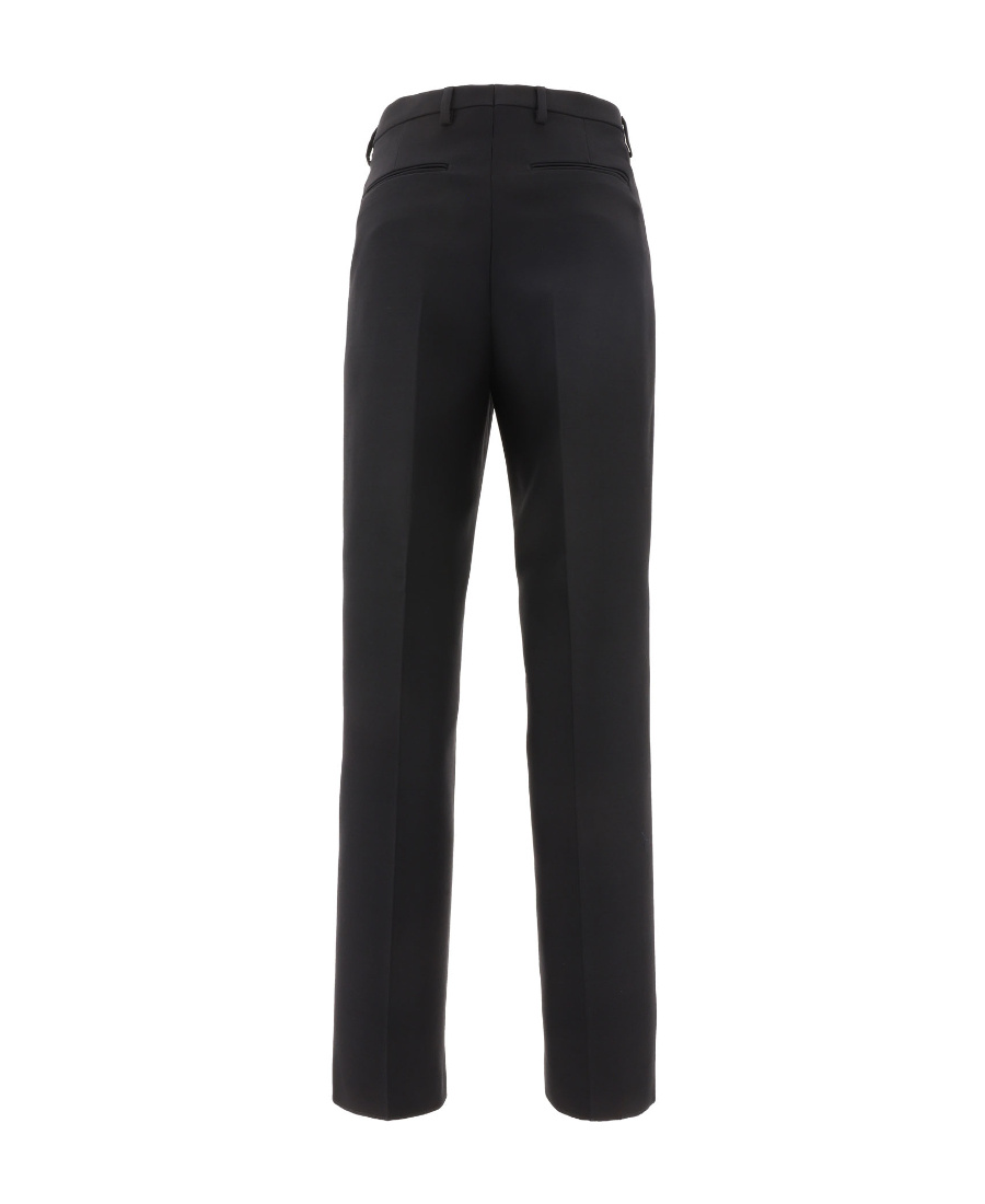Valentino Side-stripe Tailored Trousers In Black