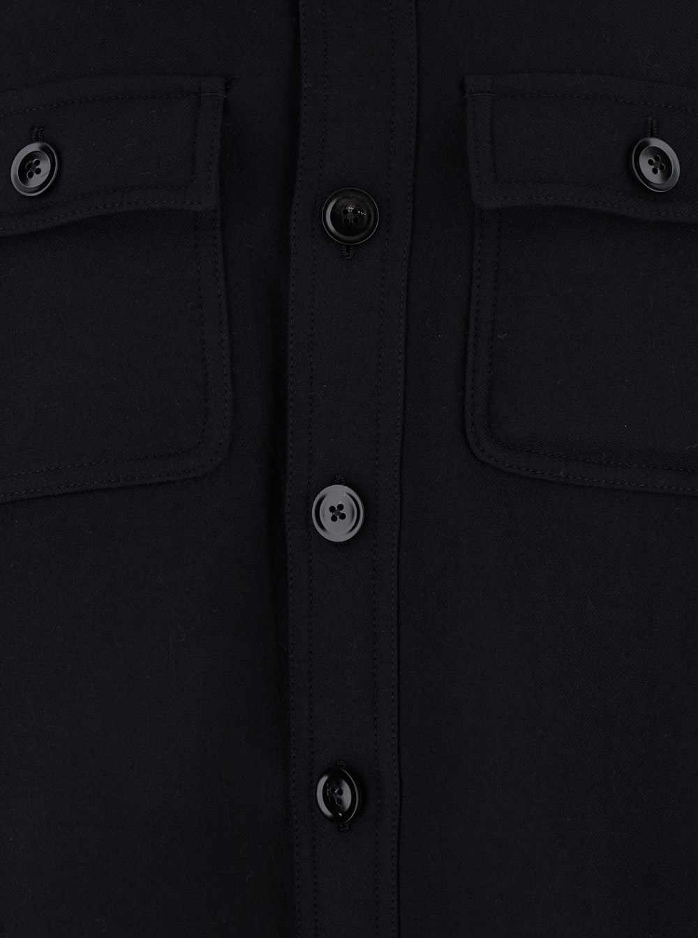 Tom Ford Button-up Cashmere Overshirt In Black
