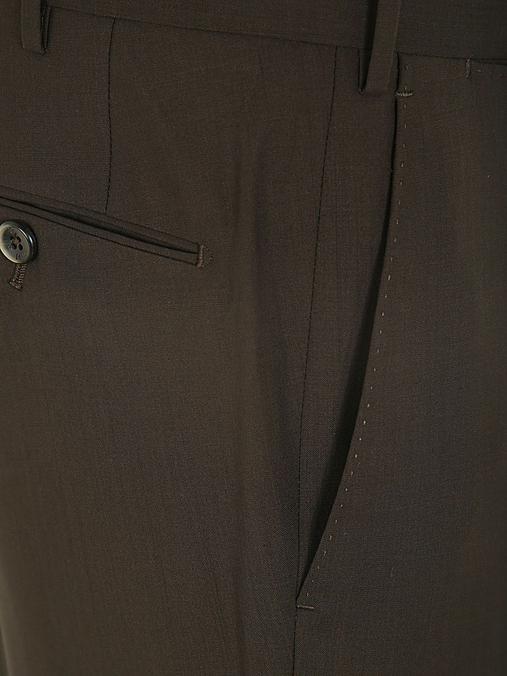 Pt01 Superlight Deluxe Wool Slim Flat Front Pants Clothing In Black