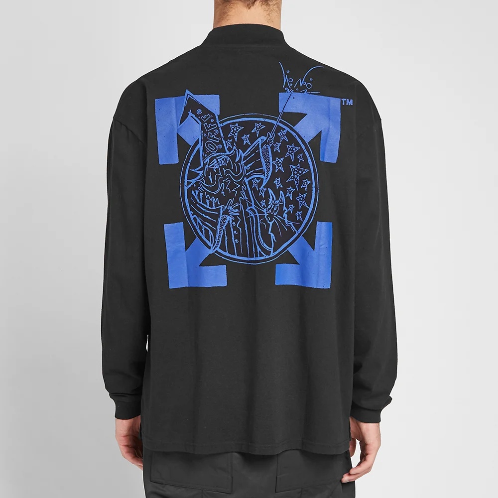 Off-white Printed Sweater In Black