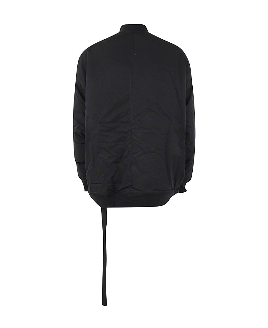 Rick Owens Drkshdw Black Porterville Jumbo Flight Bomber Jacket In Black