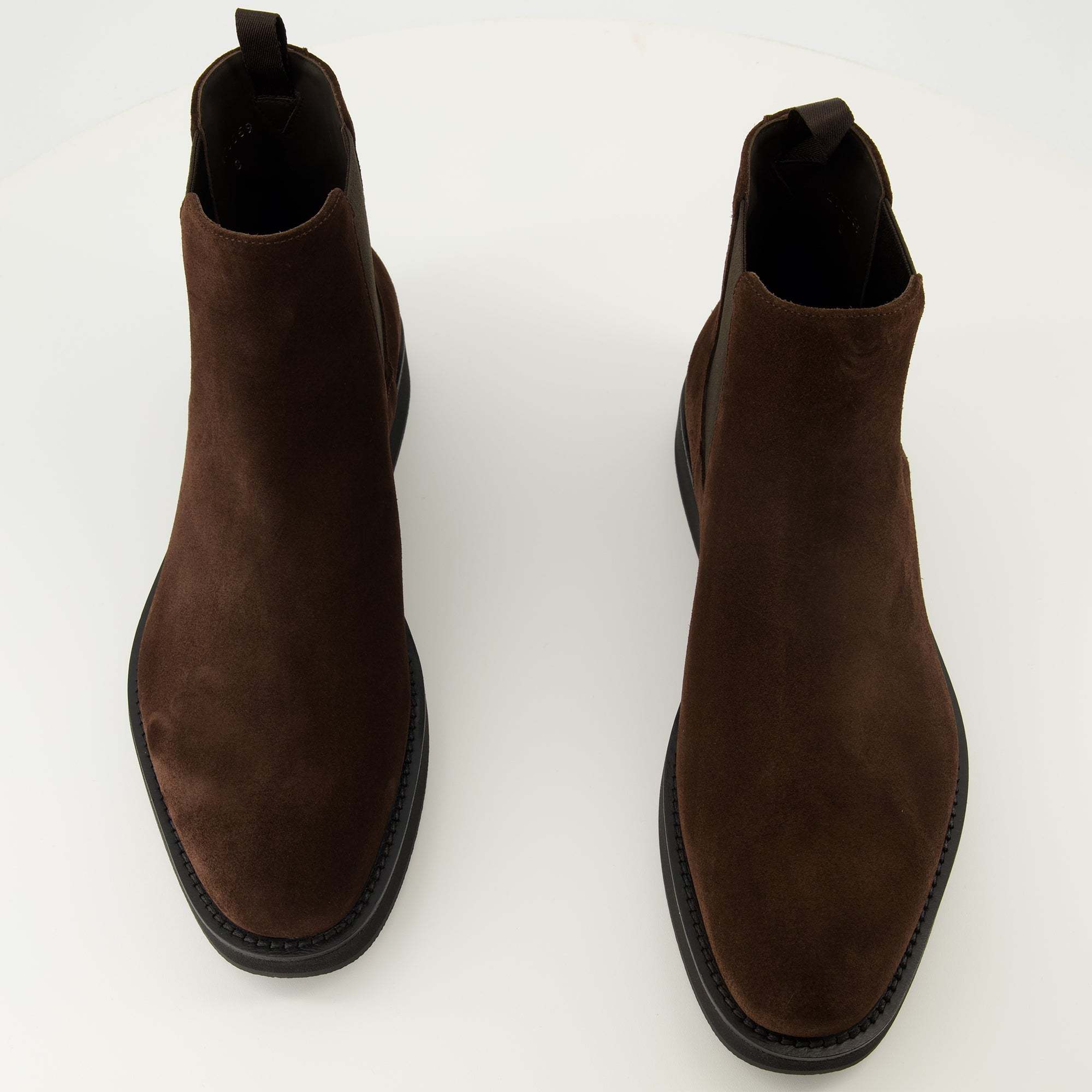 Prada Side Elasticated Boots In Brown