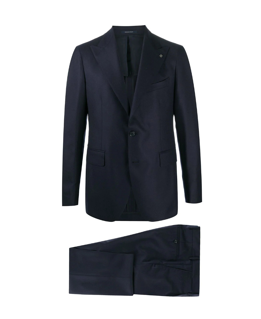 Tagliatore Single-breast Notch-lapel Blazer In Black