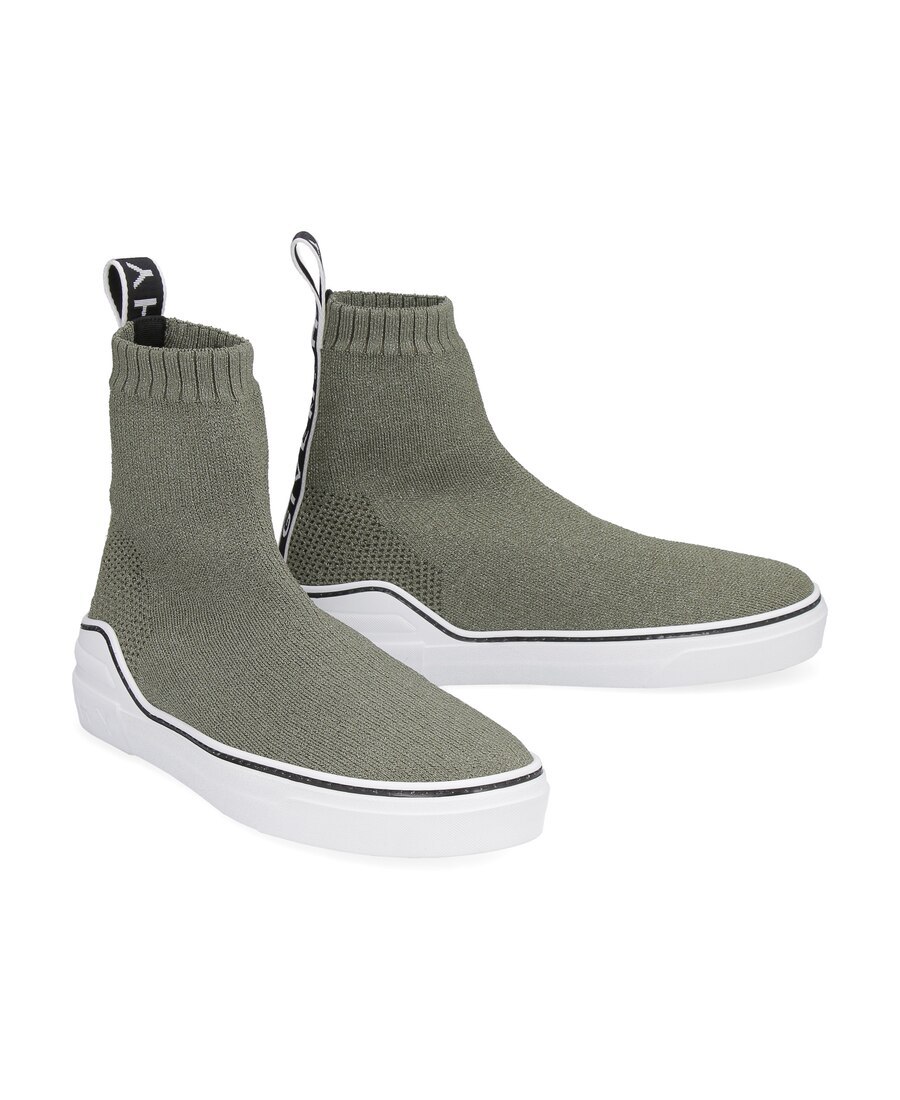 Givenchy Logo High-top Socks, Boots, Casual Sports Shoes In Gray