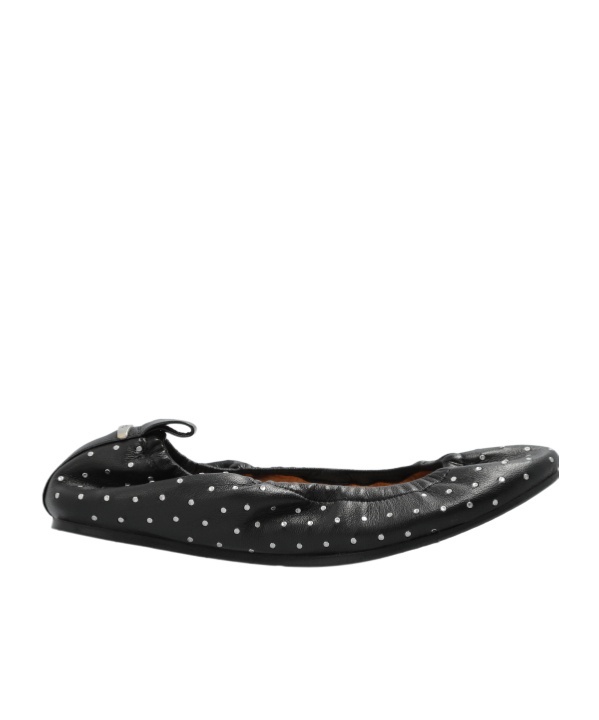 Isabel Marant Belna Studded Leather Ballerina Flats In Black