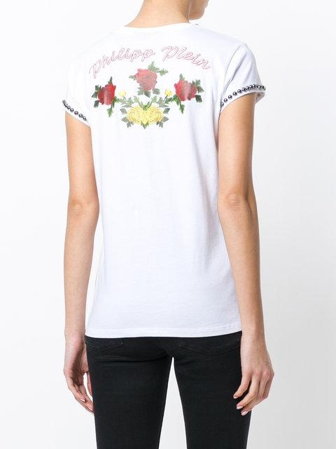 Philipp Plein Logo Details T-shirt In White