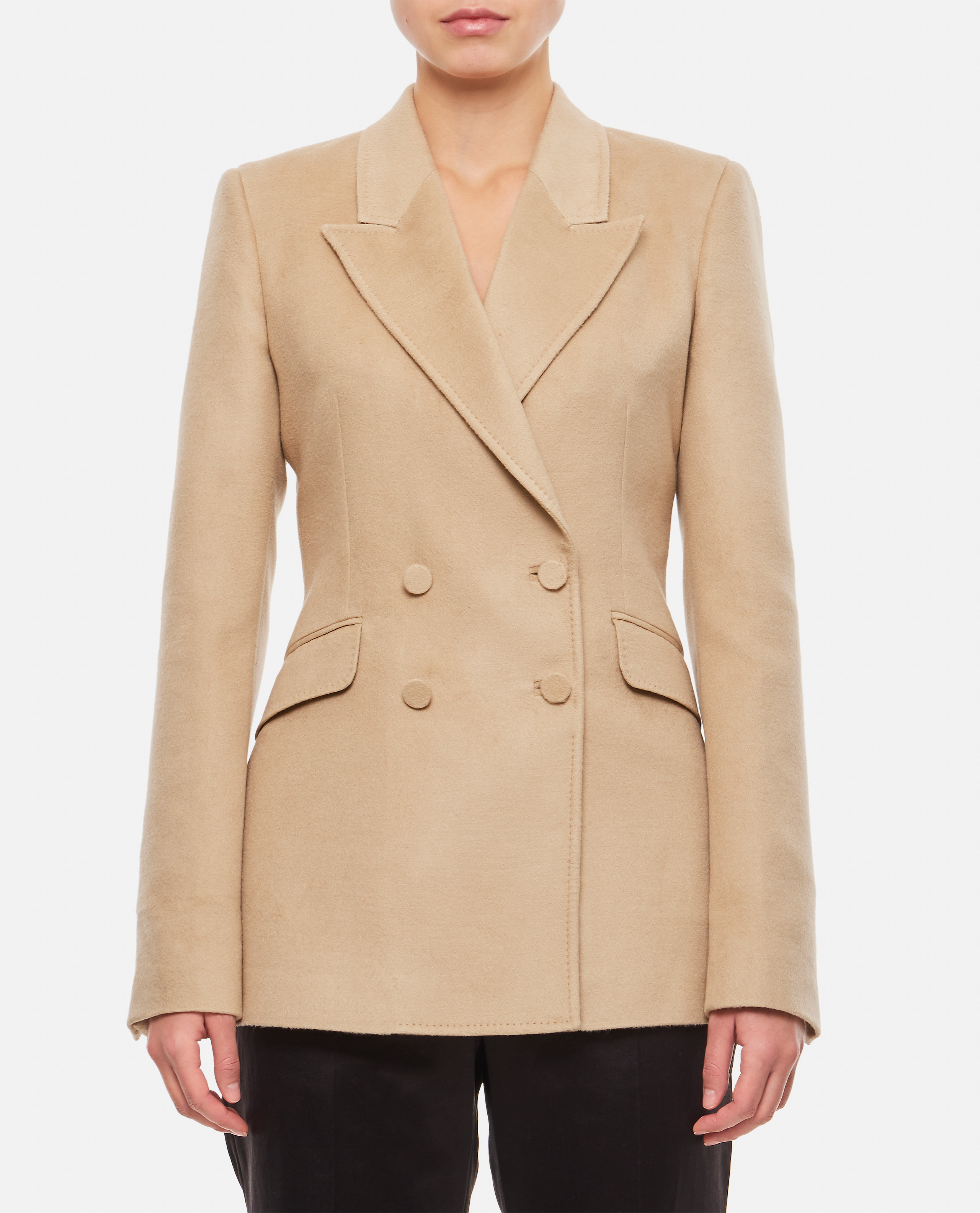 Gabriela Hearst Long Sleeved Suit Jacket In Nude