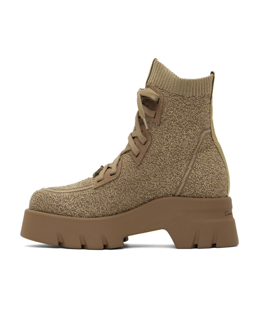 Gianvito Rossi Lambert Lace-up Boots In Brown
