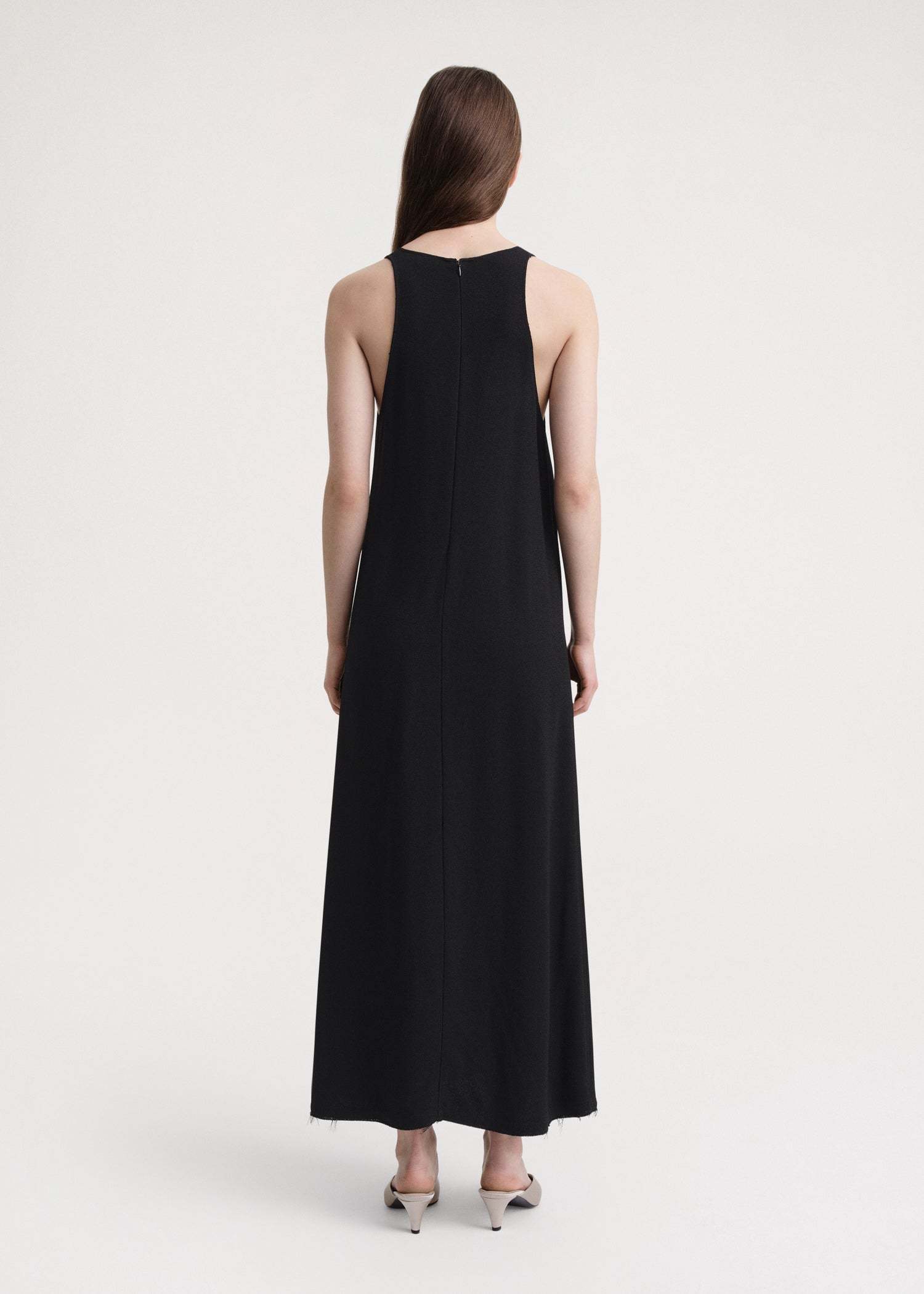 Totême Scoop-neck Sleeveless Dress In Black