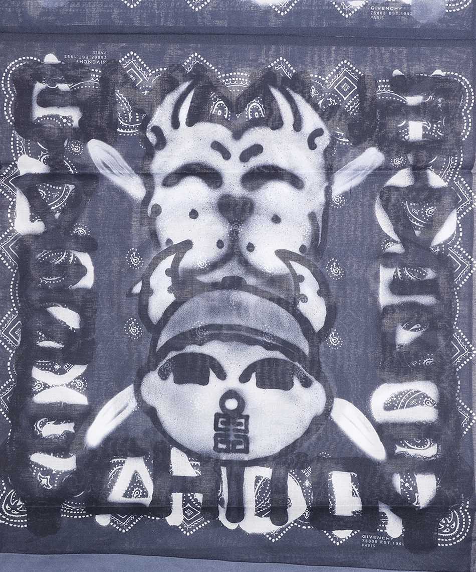 Givenchy Logo Scarf In Multicolor