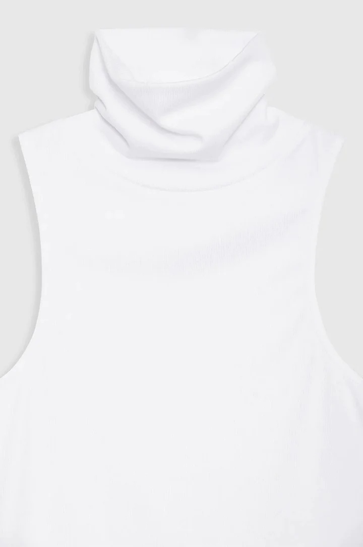ANINE BING JENNIE ROLL-NECK TANK TOP