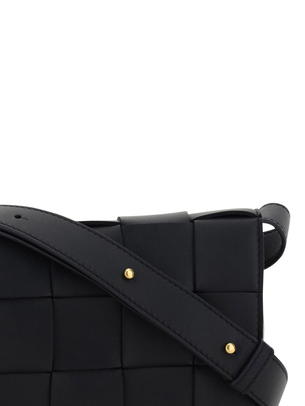 Bottega Veneta Bottega Cassette Sml Inrteccio Lthr Xbody Bag In Black