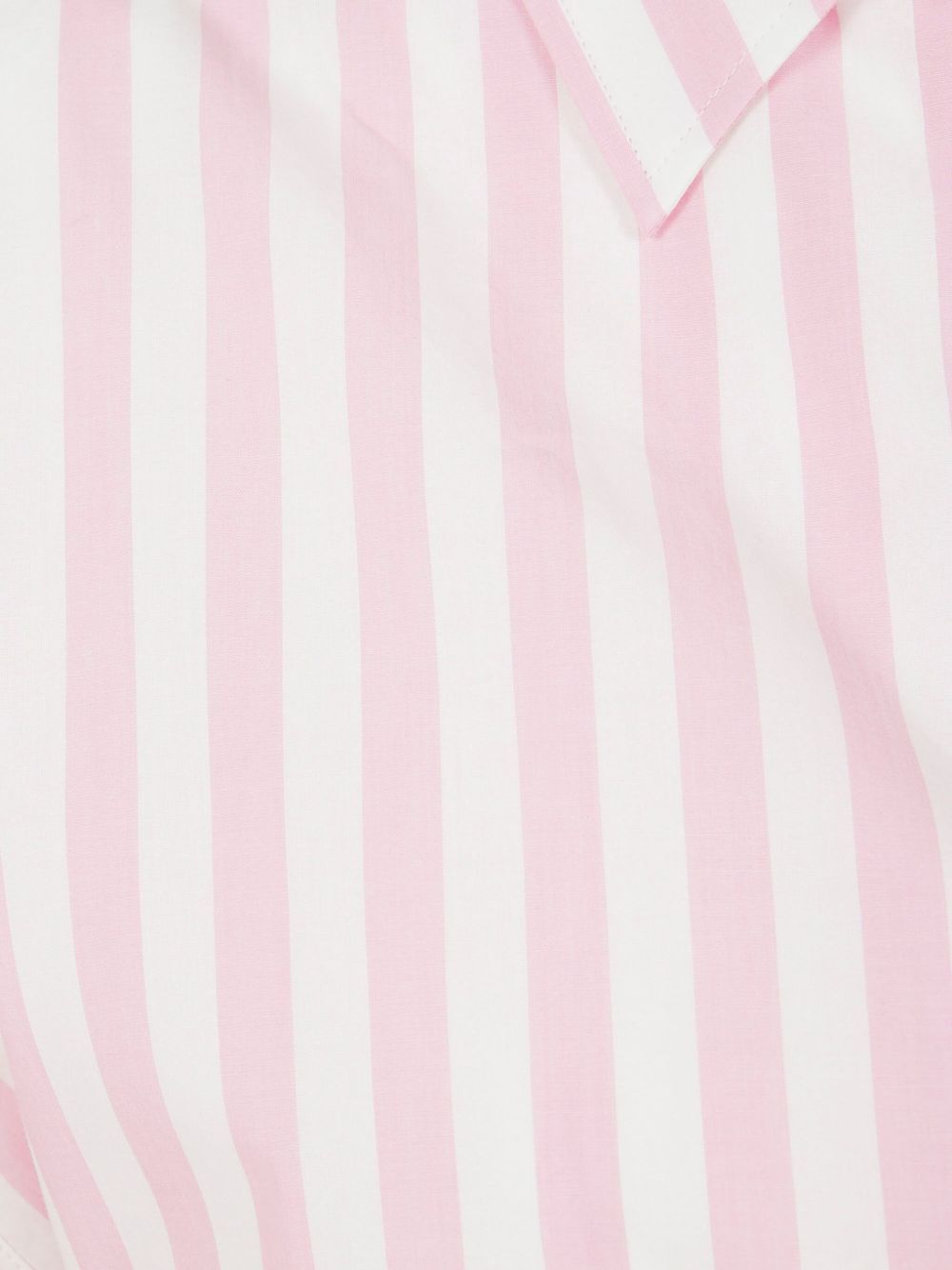 Aspesi Striped Short-sleeved Shirt In Pink