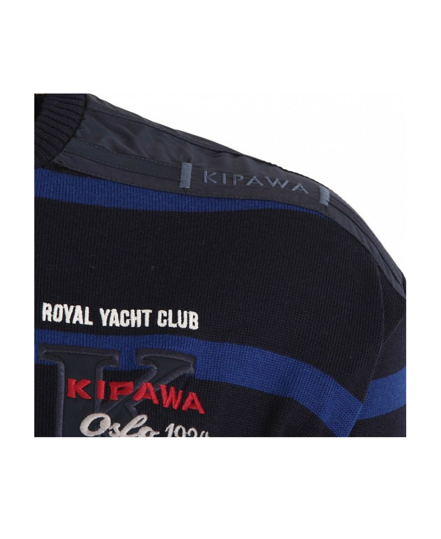 Paul & Shark Striped Pullover In Black