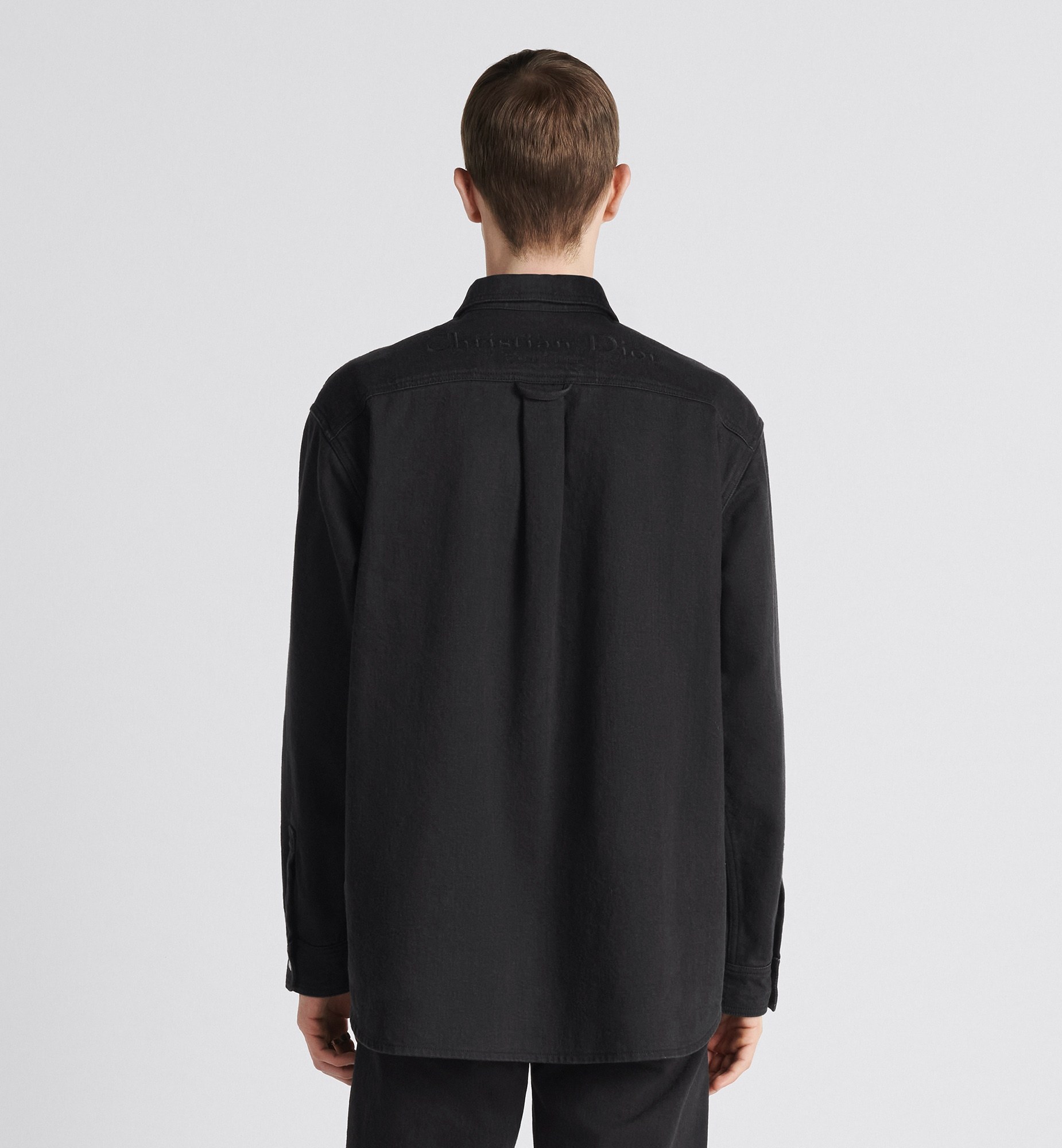 Dior Double-sided Shirt In Black