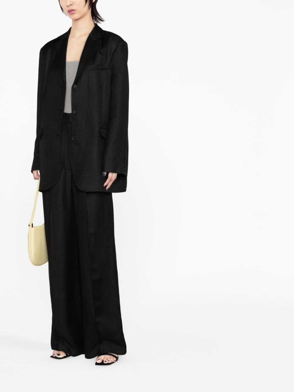 Loulou Studio Single-breasted Virgin-wool Blazer In Black