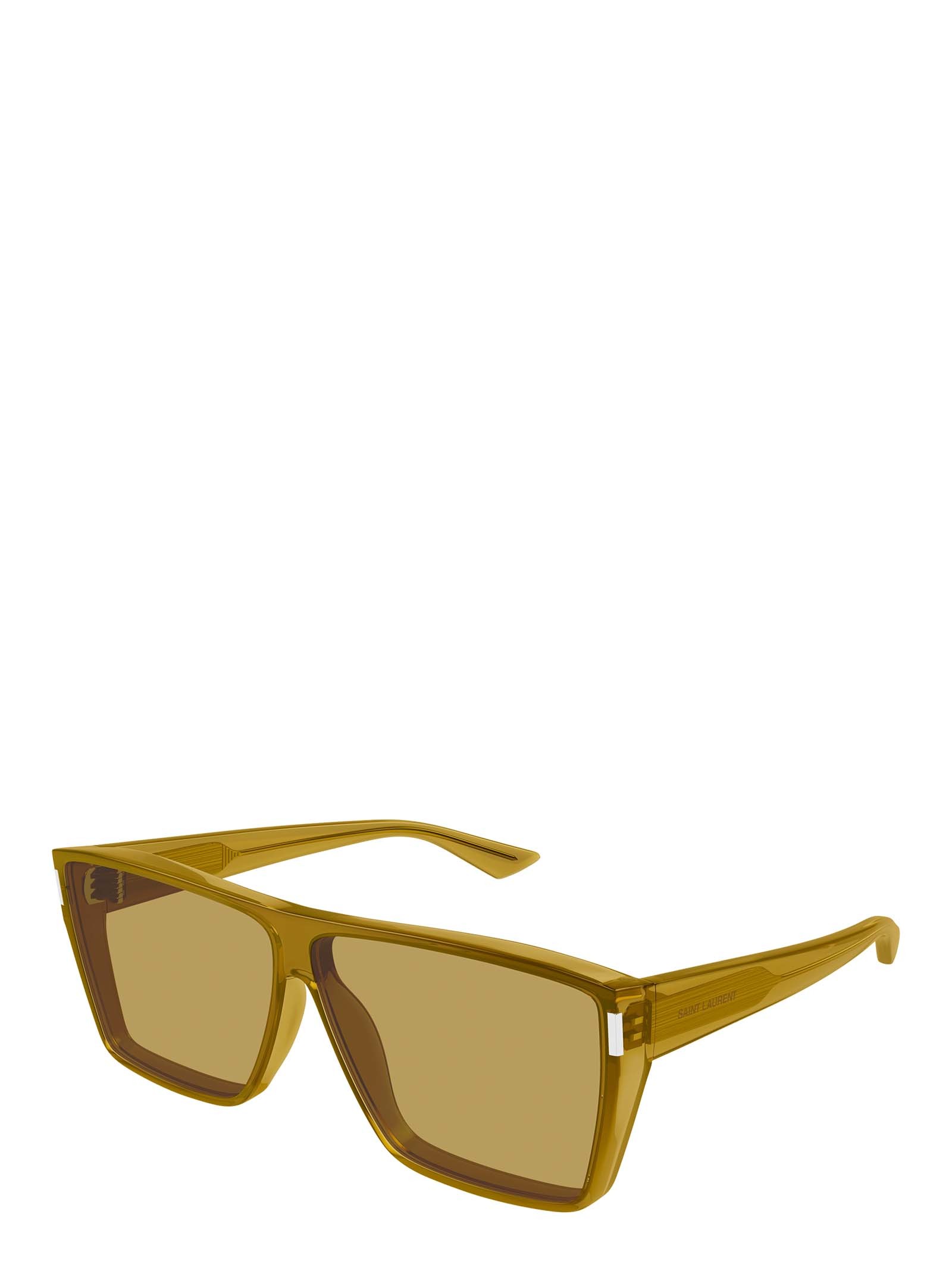 Saint Laurent Eyewear Square-frame Sunglasses In Nude