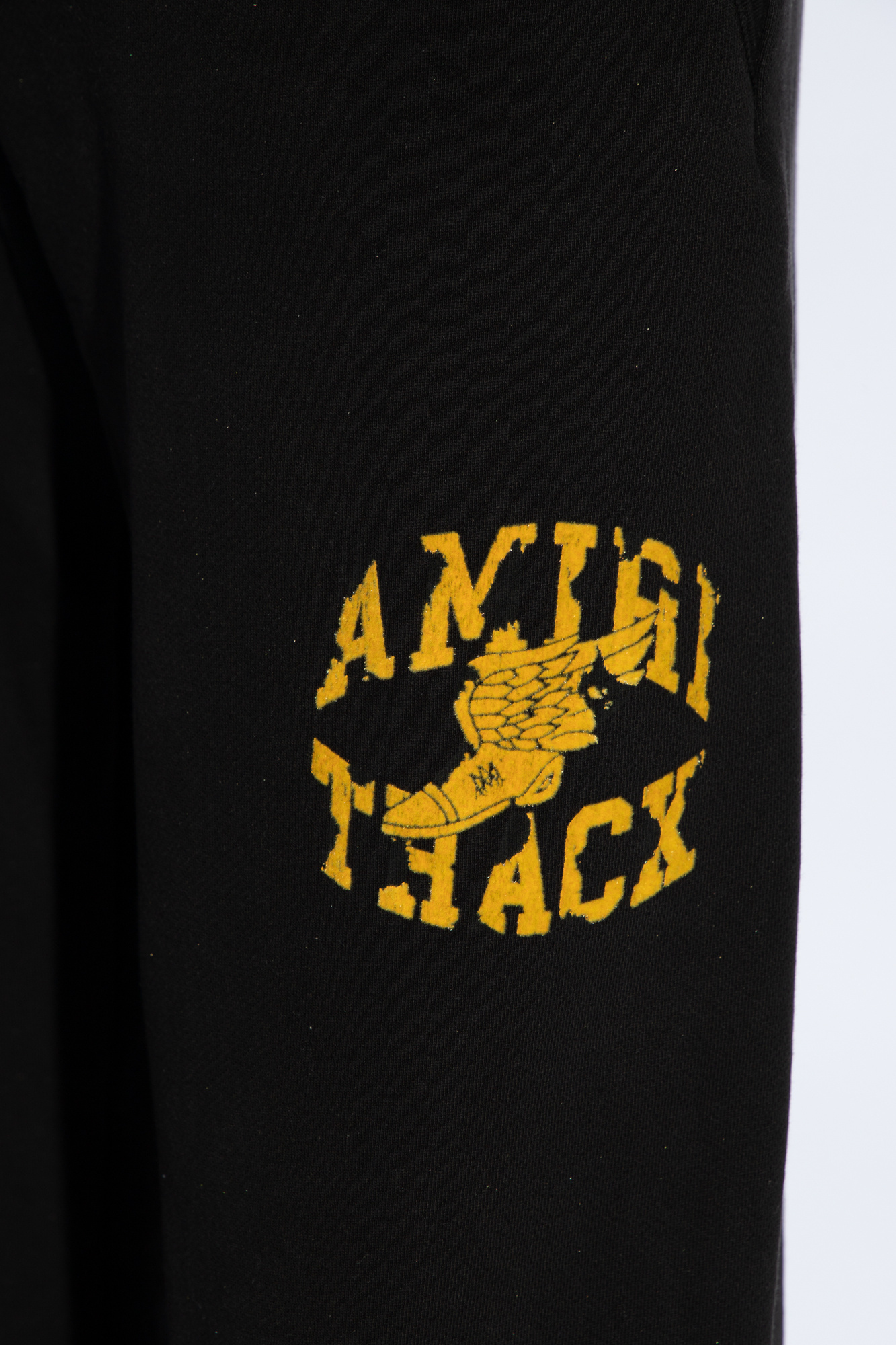 Amiri Flocked-logo Cotton Track Pants