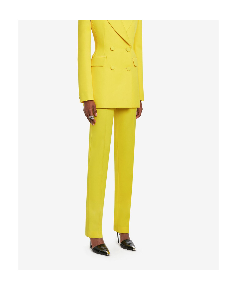 ALEXANDER MCQUEEN HIGH-WAISTED SLIM-CUT TROUSERS
