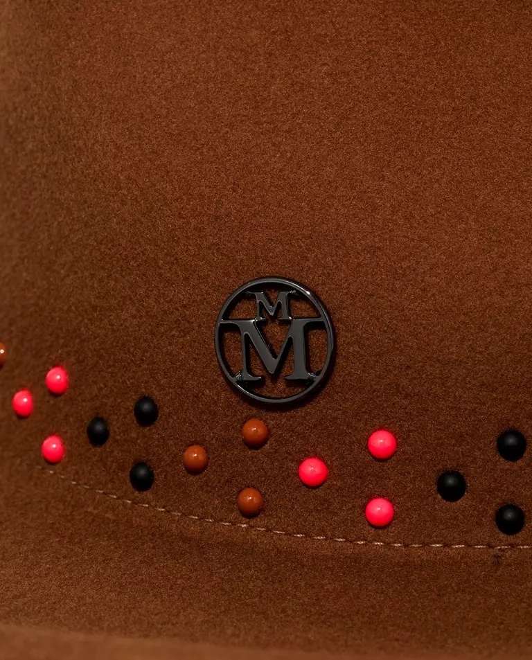 MAISON MICHEL LOGO HAT 