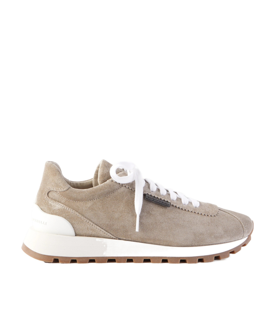 Brunello Cucinelli Low-cut Casual Sneakers In Nude