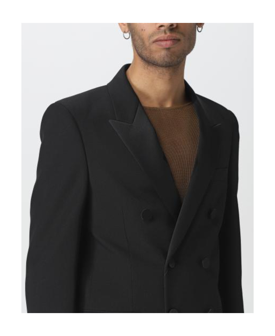 Saint Laurent Classic Long-sleeve Tuxedo Blazer In Black