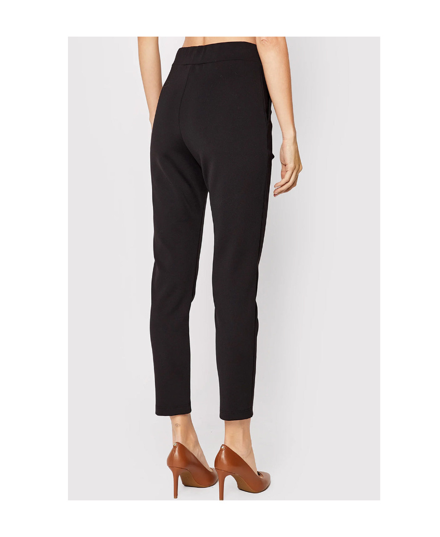 Max Mara Logo Casual Pants In Black