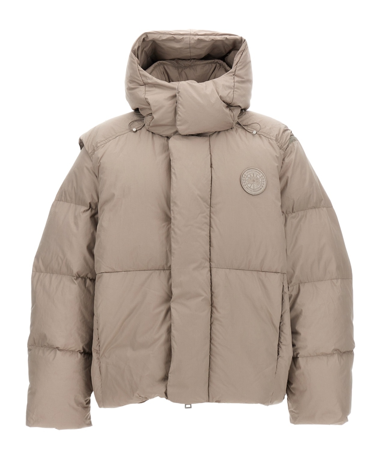 Canada Goose Long-sleeved Down Jacket In Nude