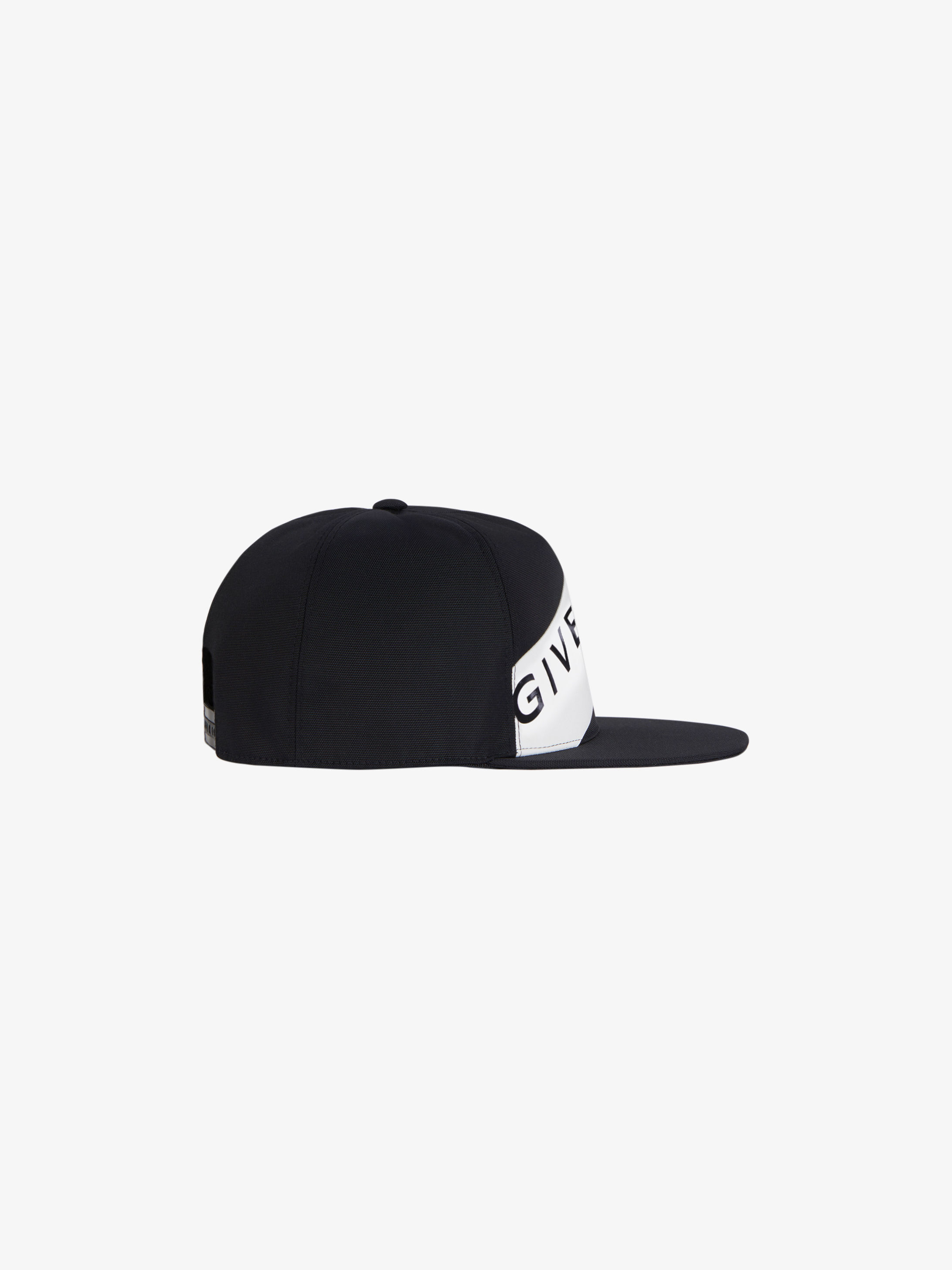 Givenchy Logo Snapback Cap In Black